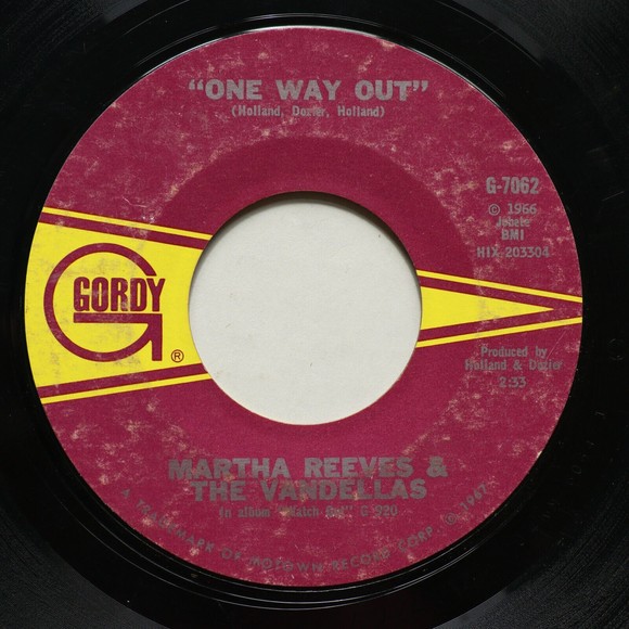 Martha Reeves & The Vandellas-Love Bug Leave My Heart Alone 45 Vinyl 7" Single - Picture 5 of 9
